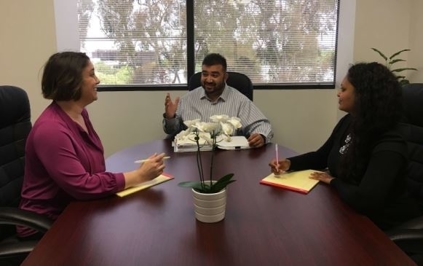 Attorneys in consultation