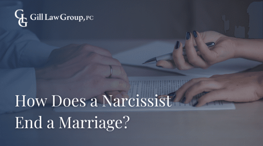 narcissist end marriage