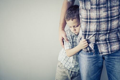 Father with custody of child